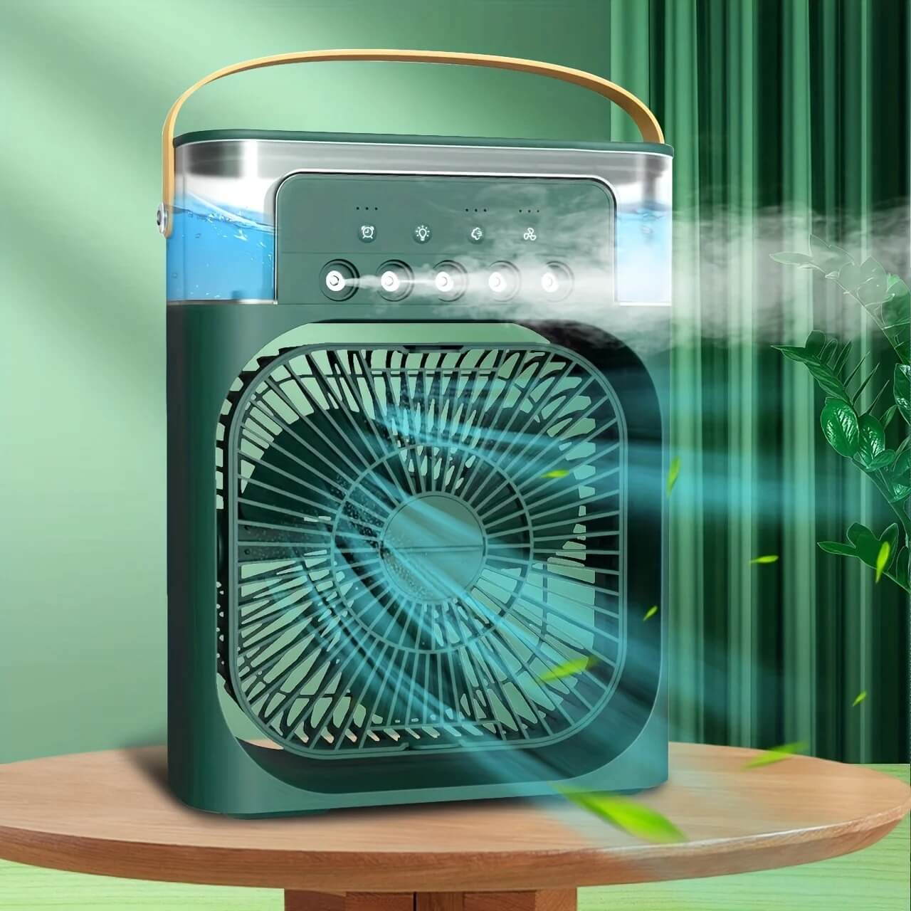 Ventilador Portatil Con Humidificador