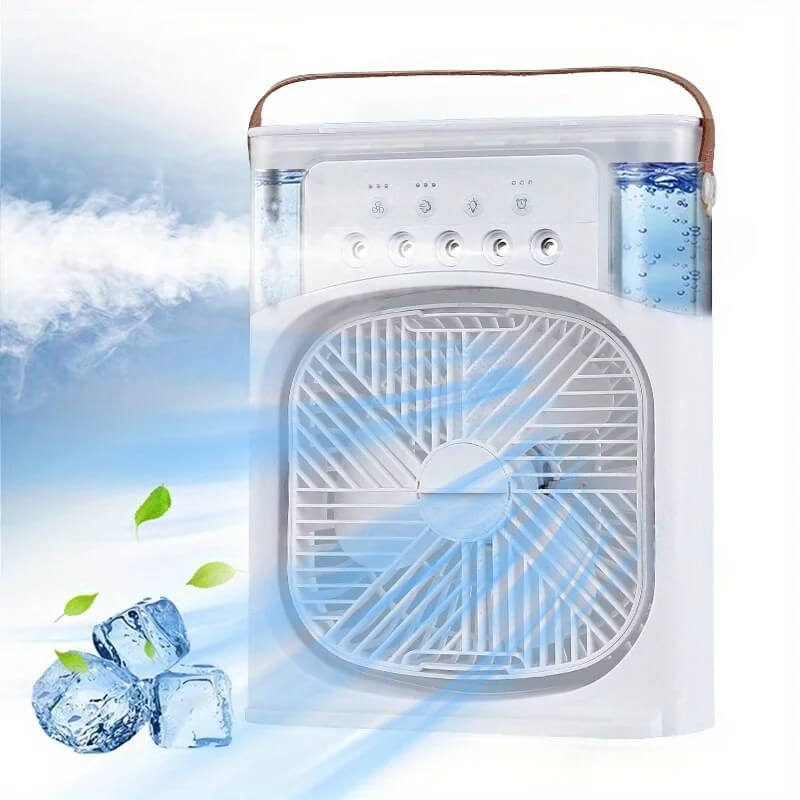 Ventilador Portatil Con Humidificador